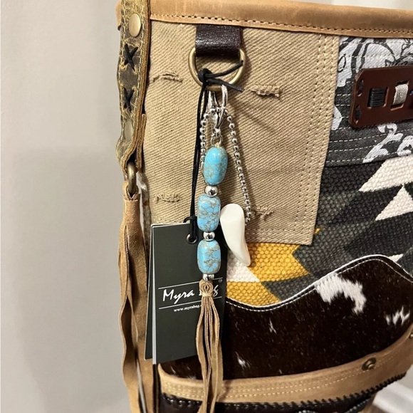 New Myra Concealed Western Boho Crossbody Bag Native American Design Fashion Bag - Picture 4 of 11